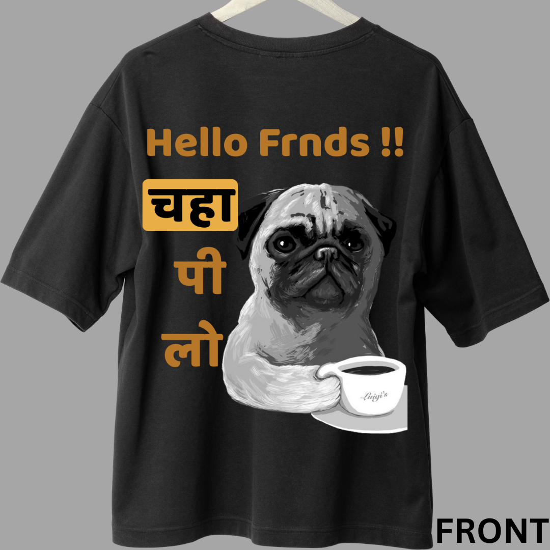 Hello Chai - Oversized T-shirt